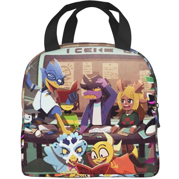 Bolsa De Almuerzo TéRmica Aislada Deltarune Lancer Merch Para Picnic Ralsei Kris Bolsa De Almacenamiento De Alimentos Caja De Almuerzo TéRmica PortáTil Option 1-image