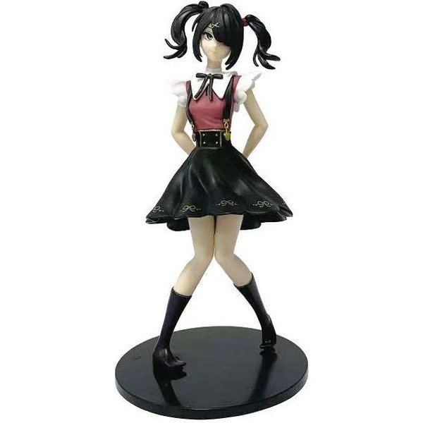 17Cm Aixlan Needy Girl Overdose Figurka Rain Kange PVC Figurka Akcji Anime Dziewczyna Statua Kolekcjonerska Figurki Zabawki Prezent Black-image