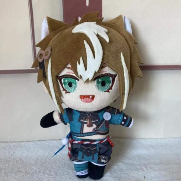 Anime Genshin Impact MuñEco De Peluche Juguete Kaveh Morax Zhong Li Xiao Hu Tao Ayato Juego Lindo Suave Almohada Rellena Regalo Para NiñOs 20Cm 20Cm-image
