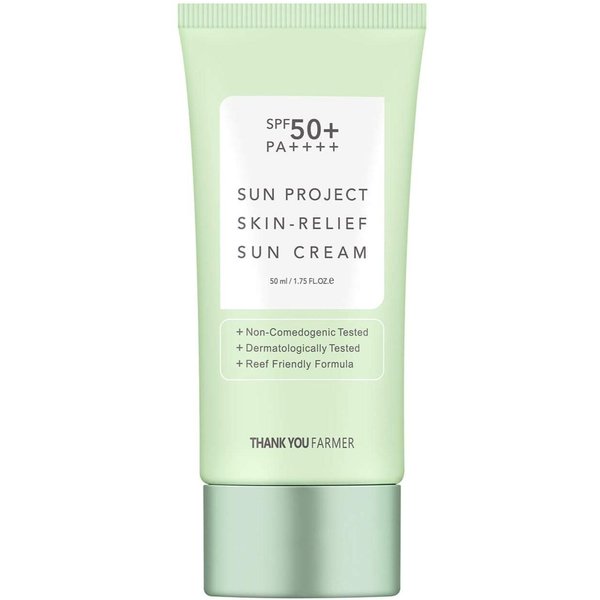 Thank YOU Farmer Crema Solar Sun Project Relief SPF50+ Pa++++ 50 Ml Beige-image