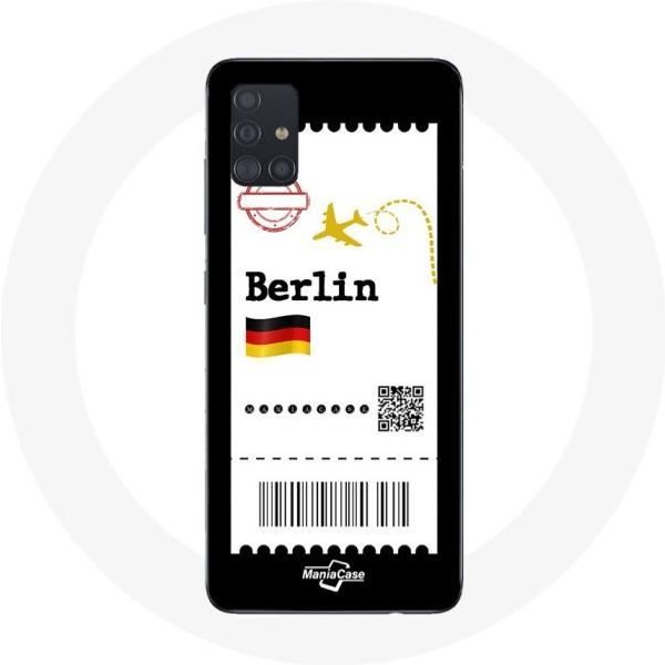 Funda Samsung Galaxy A51 Billete De AvióN BerlíN-image