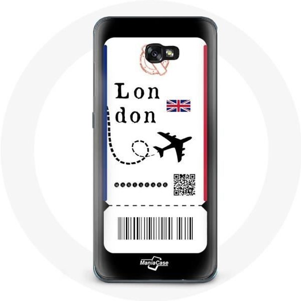 Funda Para Samsung Galaxy A5 Billete De AvióN Londres-image