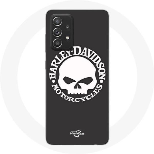 Funda - Maniacase - Samsung Galaxy A33 5G - Calavera - Silicona - Flexible Negro-image
