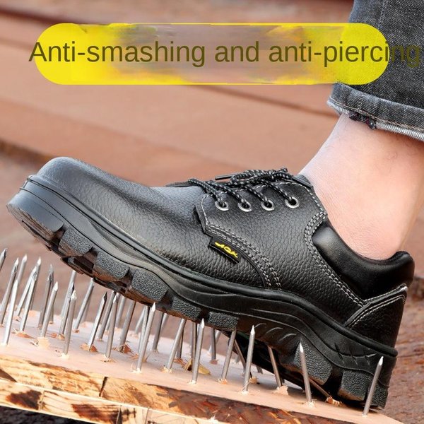 Zapatos De Seguridad Laboral, Zapatos De Trabajo Antigolpes Y Antipinchazos, Zapatos De Seguridad Resistentes Al Aceite, ÁCidos Y ÁLcalis 46-image