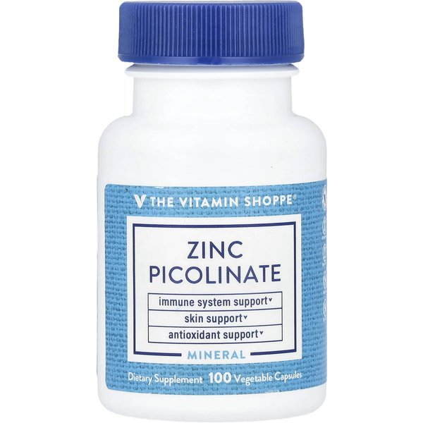 the Vitamin Shoppe, Picolinato De Zinc, 100 CáPsulas Vegetales-image