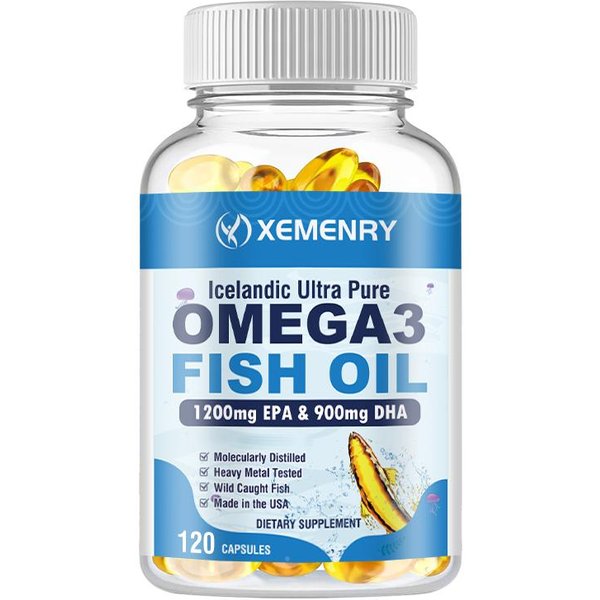 Olej Rybi Omega 3 4500 Mg - Epa, DHA - Zdrowie Serca, MóZgu, SkóRy I StawóW 120-image