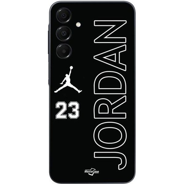 Funda - Maniacase - Samsung Galaxy A16 - Silicona - Negro - Logo Jordan 23 Negro-image