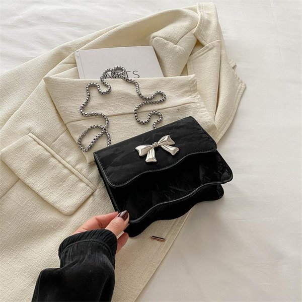 Bolso PequeñO, Nuevo Estilo, Mariposa, Hermoso Bolso, Personalidad Informal, Tendencia De Nicho, PequeñO Bolso Cuadrado, Bolso Cruzado Con Cadena.-image