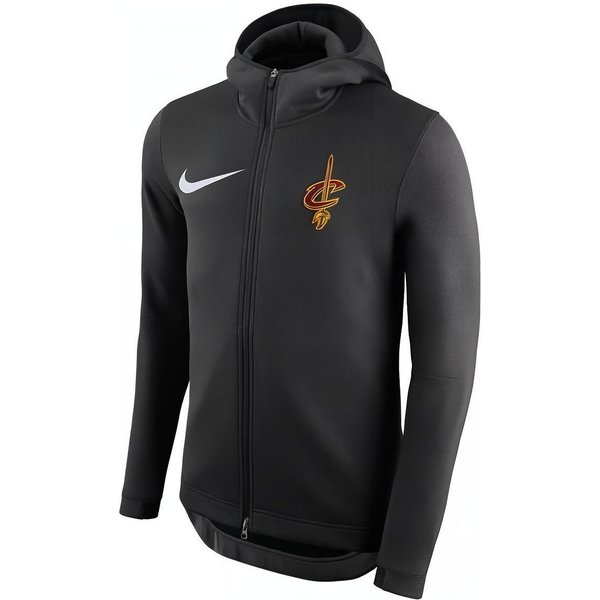 Sudadera Con Capucha Nike X NBA ColaboracióN EdicióN Jugador NBA Logo De Los Cavaliers Estampado Hombre Sudaderas Negro 940121-013 S Black-image