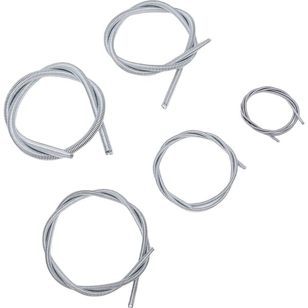 5 Piezas Curvador De Resorte Para Tubo Interno 1/4 Pulg 3/8 Pulg 1/2 Pulg 5/8 Pulg 3/4 Pulg Longitud 1100 Mm Resorte Curvador De Tubo Interno Para Cobre-image