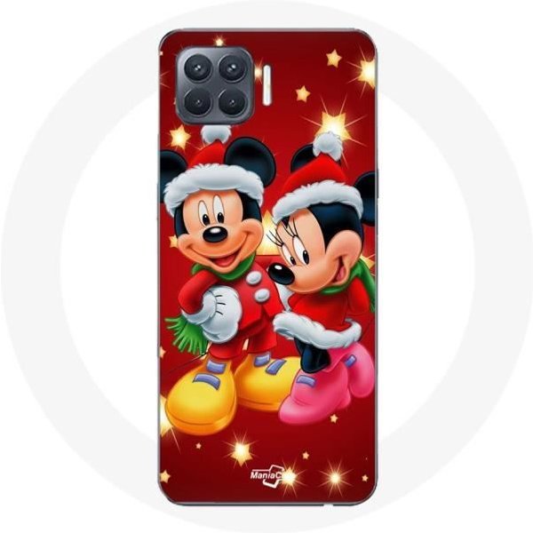 Funda De ProteccióN - Maniacase - Oppo A93 - Mickey Mouse Y Minnie Mouse - Flexible - Negra-image