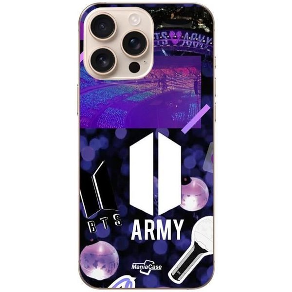 Coque Iphone 16 Pro Max BTS Army Logo Bangtan Subs Maniacase-image