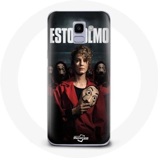 Funda Para Samsung Galaxy A8 2018 La Casa De Papel Estocolmo-image