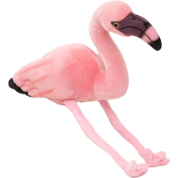 Urocza RóżOwa Pluszowa Zabawka Flaming MięKkie Pluszowe ZwierząTko Ptak Lalka Uroczy Pluszak Flaming Dla Dziewczynki Prezent Urodzinowy WystróJ Domu 22Cm-image