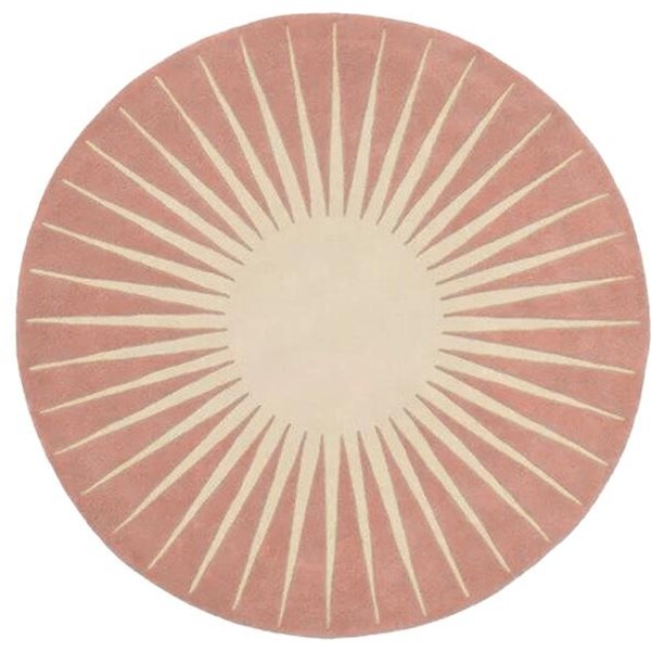 Alfombras De Estilo Moderno Para Sala De Estar Hogar Mullida Suave Alfombra De Piso Engrosada Antideslizante DecoracióN De Dormitorio Alfombra Redonda Lavable Alfombra Para SalóN 140X140Cm-image