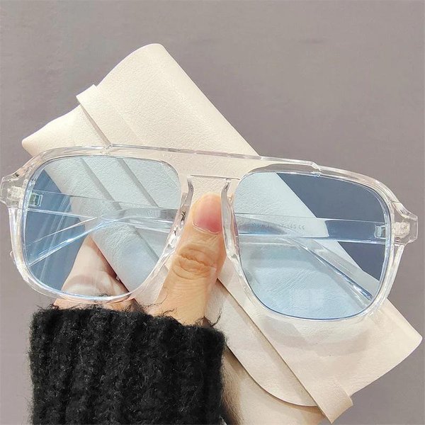 Gafas De Sol Para Hombre Montura Grande Gafas De Sol Gafas Montura Grande CláSica Gafas Deportivas DiseñO CláSico Gafas De Sol UV400 Gafas De Sol De Moda 1PC-image