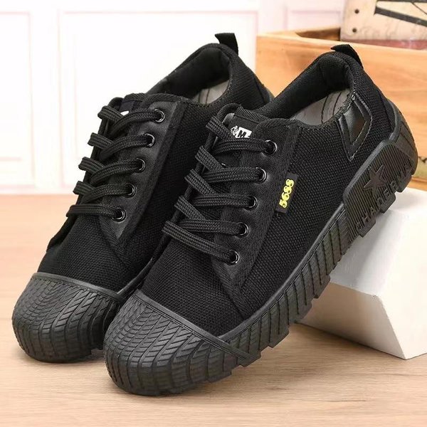 MęSkie Klasyczne PłóCienne Buty Outdoor Tactical Low-Tip Flat Casual Sportowe Buty Ochronne MęSkie Treningowe Robocze PłóCienne Buty Robocze 45-image