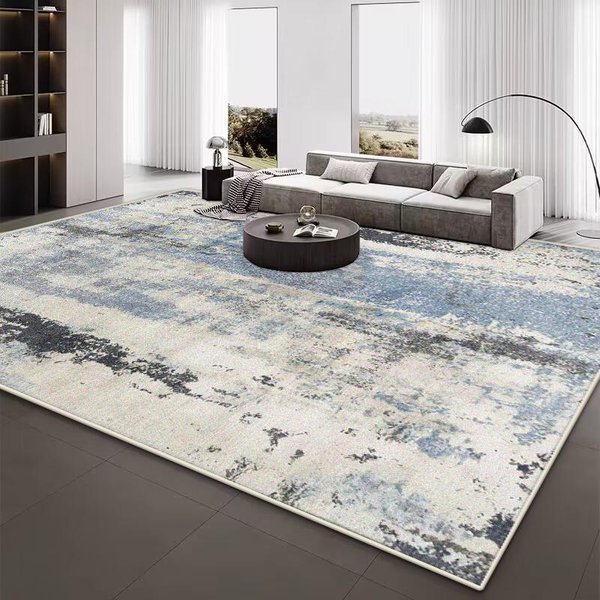DecoracióN Moderna Alfombras Grandes Para SalóN Abstracto Lujo Hogar Sofá Alfombra Antideslizante Dormitorio Vestidor FáCil Limpieza Felpudo De Felpa 80*120Cm-image