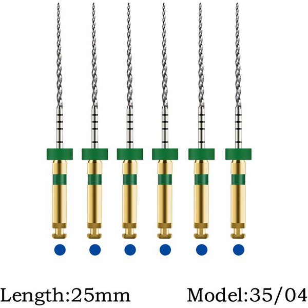Pilnik Stomatologiczny StożEk KanałOwy Pilnik Endodontyczny ZłOty Pilnik Obrotowy Aktywowany CiepłEm Elastyczne MateriałY Dentystyczne Soco 25Mm 35 04-image