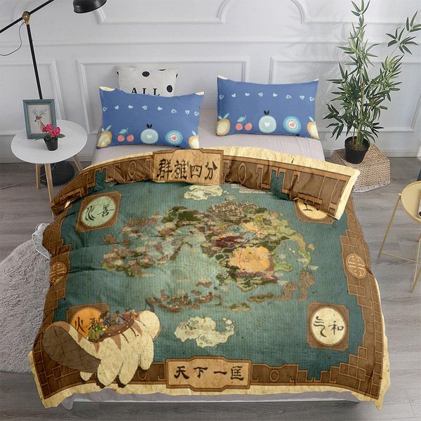 Antyczny Zestaw Poszwy Na KołDrę Aubusson King Queen Double Full Twin Single Size Zestaw PośCieli EU Single(135X200Cm)-image