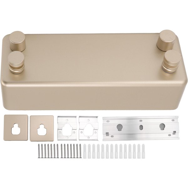 Tendedero RetráCtil Montado En La Pared De Acero Inoxidable Engrosado Para Trabajo Pesado Doble LíNea De LavanderíA Para Beige-image
