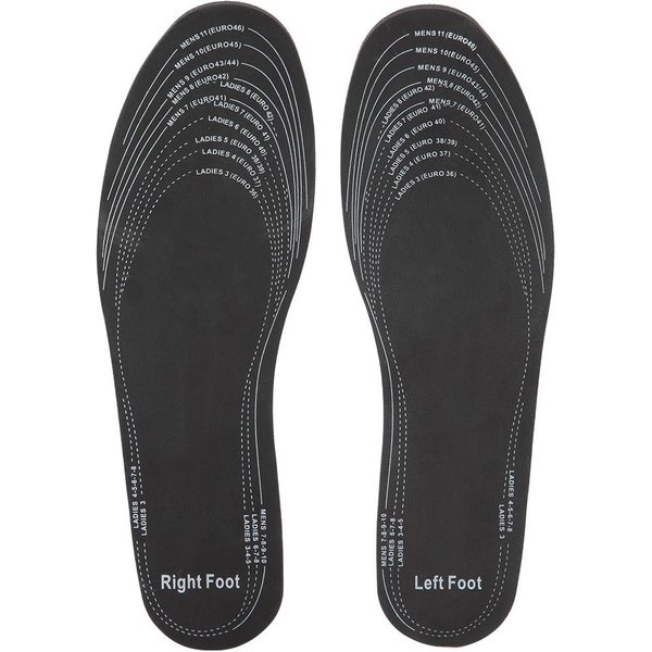 Plantillas De Zapatos De LáTex Suave Que Absorben El Sudor Hombres Mujeres Transpirables AbsorcióN De Impactos (1 Par) Gray-image