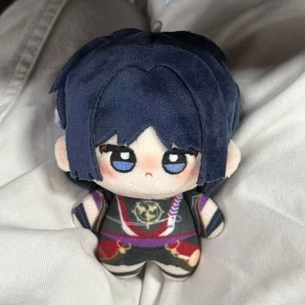 Genshin Impact Wanderer Scaramouche MuñEco De Peluche Mini MuñEco De AlgodóN Llavero Personaje De Anime Y Juego Peluche Suave Relleno Con Para Fans 10Cm-image