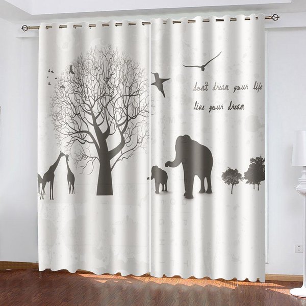 Cortinas GeoméTricas Coloridas Estilo NóRdico Panel Doble Sala De Estar Dormitorio Cocina BalcóN Ventanas Cortinas Decorativas 50W130H(Cm)X2Pcs&Hook-image
