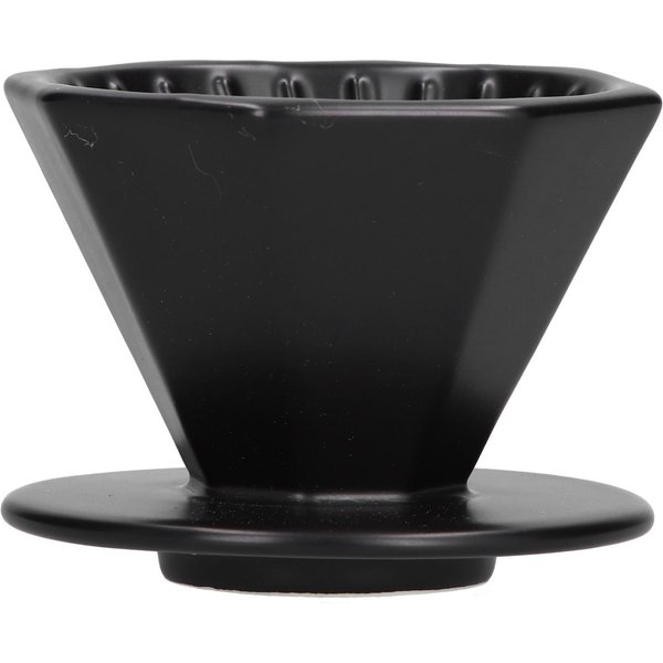 Goteador De Café CeráMico Conveniente Fiable Exquisito TamañO PortáTil DiseñO Simple Café Pour Over Black-image