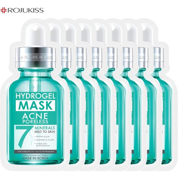 Rojukiss Acne/Collagen/Perfect/White HydrożElowa Maseczka Mineralna Bez PoróW 7 - 25 Ml - Thai Skincare Acne 8 Pcs-image