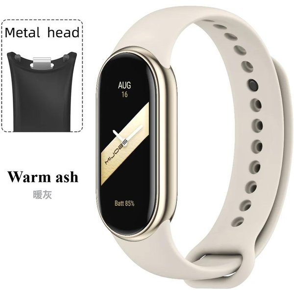 Sportowy Silikonowy Pasek Do Xiaomi Mi Band 9 NFC Wymienny Pasek Bransoletka Do Xiaomi Mi Band 8/9/10 Pasek Na Nadgarstek Akcesoria Do Smartwatcha For Mi Band 10/10NFC Black-image