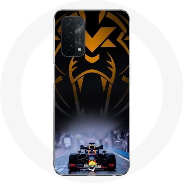 Funda - Maniacase - Oppo A74 5G - FóRmula 1 Sebastian Vettel - Negro - Flexible Negro-image