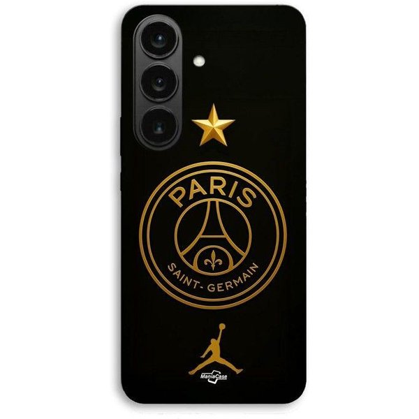 Etui Dla Samsung Galaxy S26 Logo Psg Jordan ZłOte Gwiazda Mistrz Maniacase Czarny-image