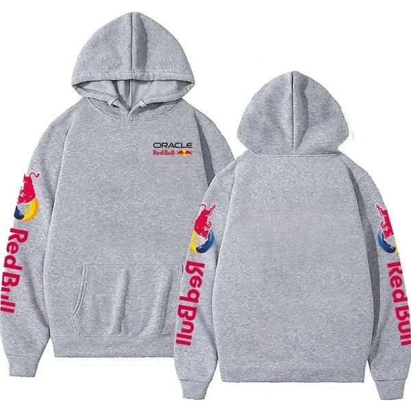 Nowa MęSka Bluza Z Kapturem Jesień Zima DłUgi RęKaw CiepłY Pulower Modny Outdoor Wygodny CiepłY LuźNy Hoodie M Szary-image