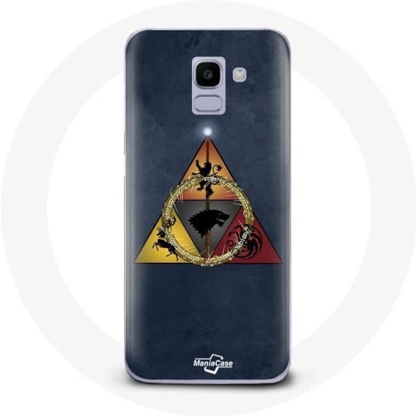 Funda - Juego De Tronos - Samsung Galaxy A8 2018 - Logo Baratheon - ProteccióN Contra Golpes - RíGida-image