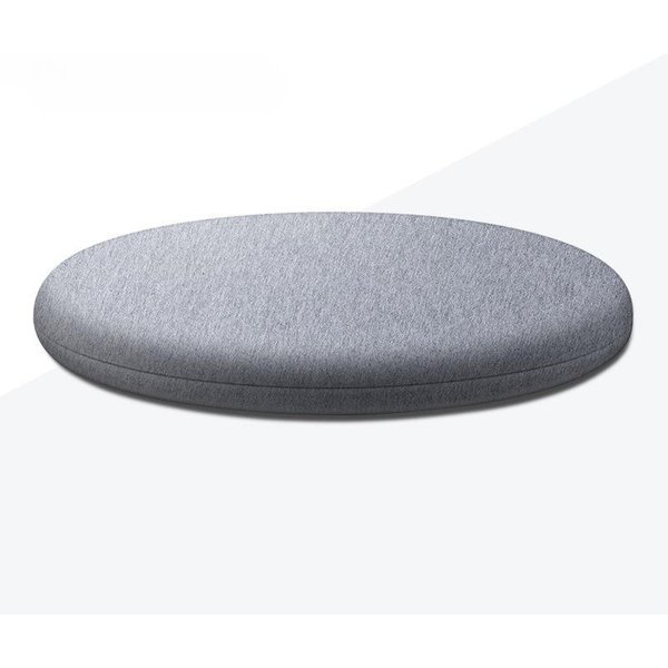 CojíN De Asiento De Espuma Tatami, CojíN Redondo Para Silla, Almohada De Asiento Suave, Textil Para El Hogar 45*4.5Cm Gris Claro-image