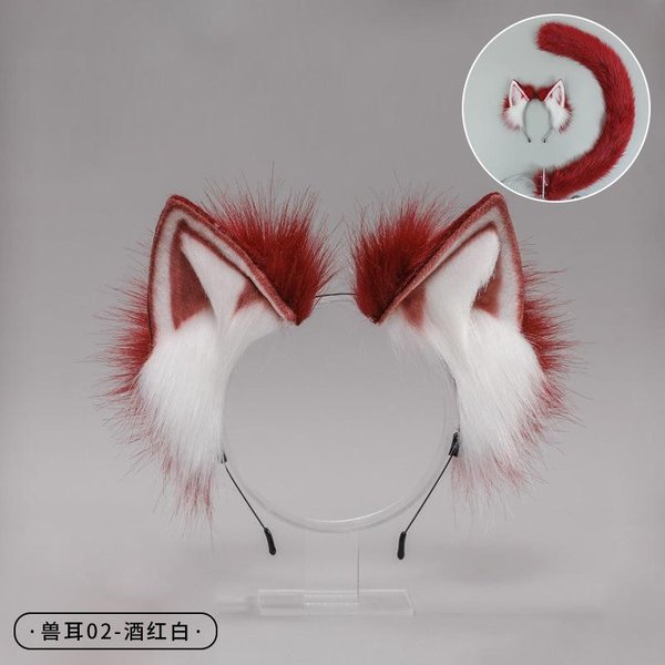 CinturóN Ajustable Cola Peluda Kawaii Lobo Perro Cola Accesorios Cosplay Fiesta 70Cm Disfraz Cosplay Atrezzo NiñA Cola De Pelo SintéTico One Size Gray-image