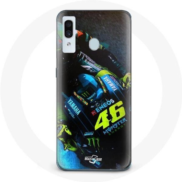 Funda - Valentino Rossi - Galaxy A20 - Flexible - Negra - Motogp-image