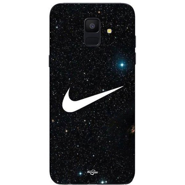 Funda Maniacase Para Samsung Galaxy A8 2018 Nike Galaxia Estrellada Negro-image