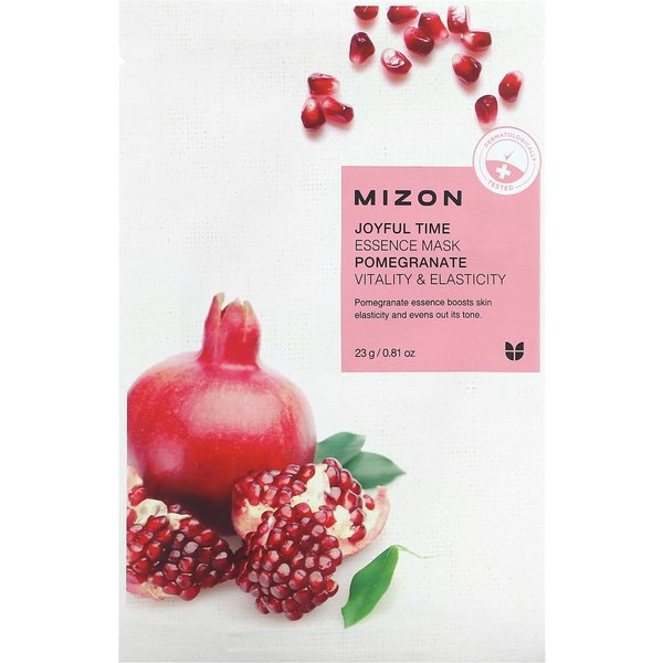 Mizon, Mascarilla De Belleza De Esencia Joyful Time, Granada, 1 Hoja, 23G (0.81Oz) Pink-image