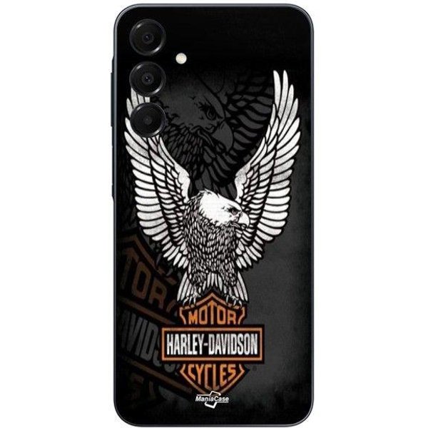 Funda Para Samsung Galaxy A16 Harley-Davidson-Mini-PóSter-Logotipo-áGuila Maniacase Negro-image
