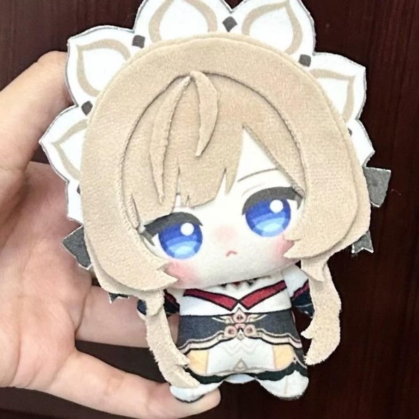 10 Cm Genshin Impact Sandrone Pluszowa Zabawka Breloczek CiałO Drukowane Sandrone Marionetka Wypchana Lalka Wisiorek Pluszowa Zabawka Prezent 10Cm-image