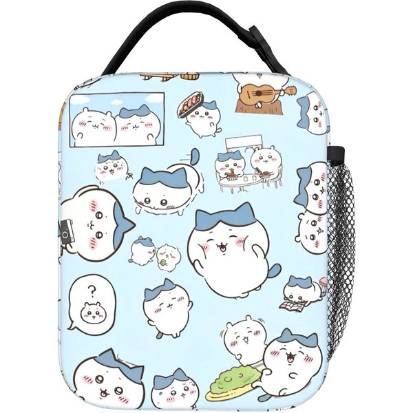 Usagi Chiikawas Termiczne Torby Na Lunch ChłOdząCe Wielokrotnego UżYtku, Pojemnik Na PosiłEk JapońSka Anime DużA Pojemność Torba Na Lunch Saszetka Na Lunch One Size-image