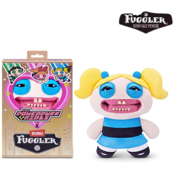 Fuggler Z Powerpuff Girls Oryginalne Potwory Z Brzydkimi ZęBami Pluszowe Zabawki Blossom Bubbles Buttercup Chuchu Demoniczne Lalki Pluszowe Prezenty-image