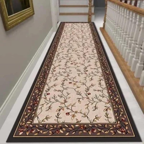 Alfombra De Estilo NóRdico Para Sala De Estar, Alfombras Largas Para Pasillo, Alfombra De Cocina, Felpudo Antideslizante De Franela, Alfombra Para Dormitorio Nacional 50X300Cm-image