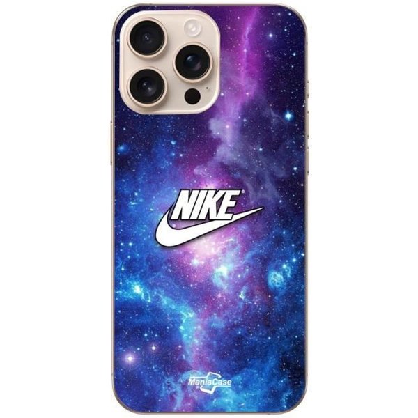 Funda Iphone 16 Pro - Maniacase - Logo Nike - Flexible - Blanca - Colorida Blanco-image
