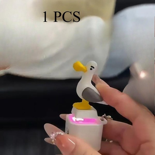 Nowy Klawisz Mine Seagull Brelok PodśWietlany DźWięKowy OdstresowująCy Kreatywna Zabawka Fidget PrzenośNy Elektroniczny Wisiorek Dla DorosłEgo V-image