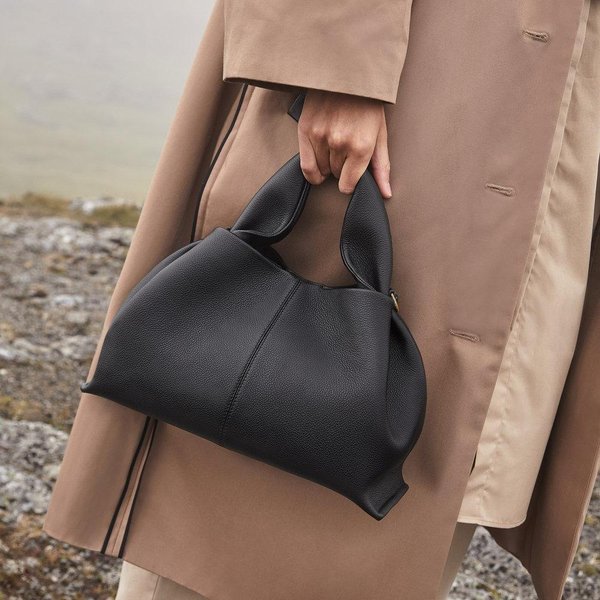 Bolso De Mano De Marca De DiseñO Bolso Dumpling Para Mujer Bolso De Hombro Cruzado Bolso Tote De Cuero PU Suave Para Madre S-image