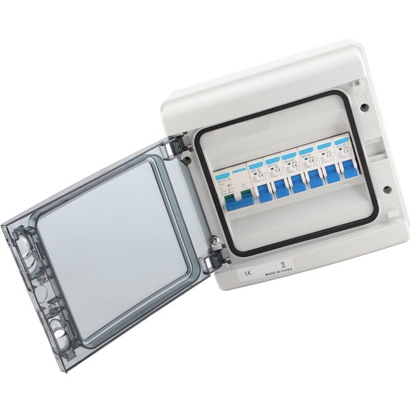 Caja De DistribucióN Impermeable 6 Mcb(2Xb6A+2Xb16A+2Xb32A) + Interruptor Principal 100A 6 VíAs Estilo UE 230V-image