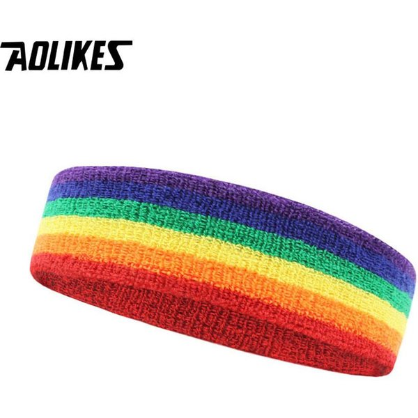 Aolikes Unisex Sportowa Opaska Na Nadgarstek Opaska Przeciwpotna Unisex Ochraniacz Na Nadgarstek OddychająCy Bieganie Badminton KoszykóWka Opaski Potowe Sport Bezpieczne UżYcie-image